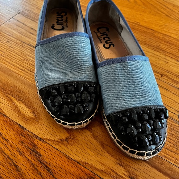 Circus by Sam Edelman Womens Loretta Canvas Espadrilles Blue size 6 - Picture 3 of 12